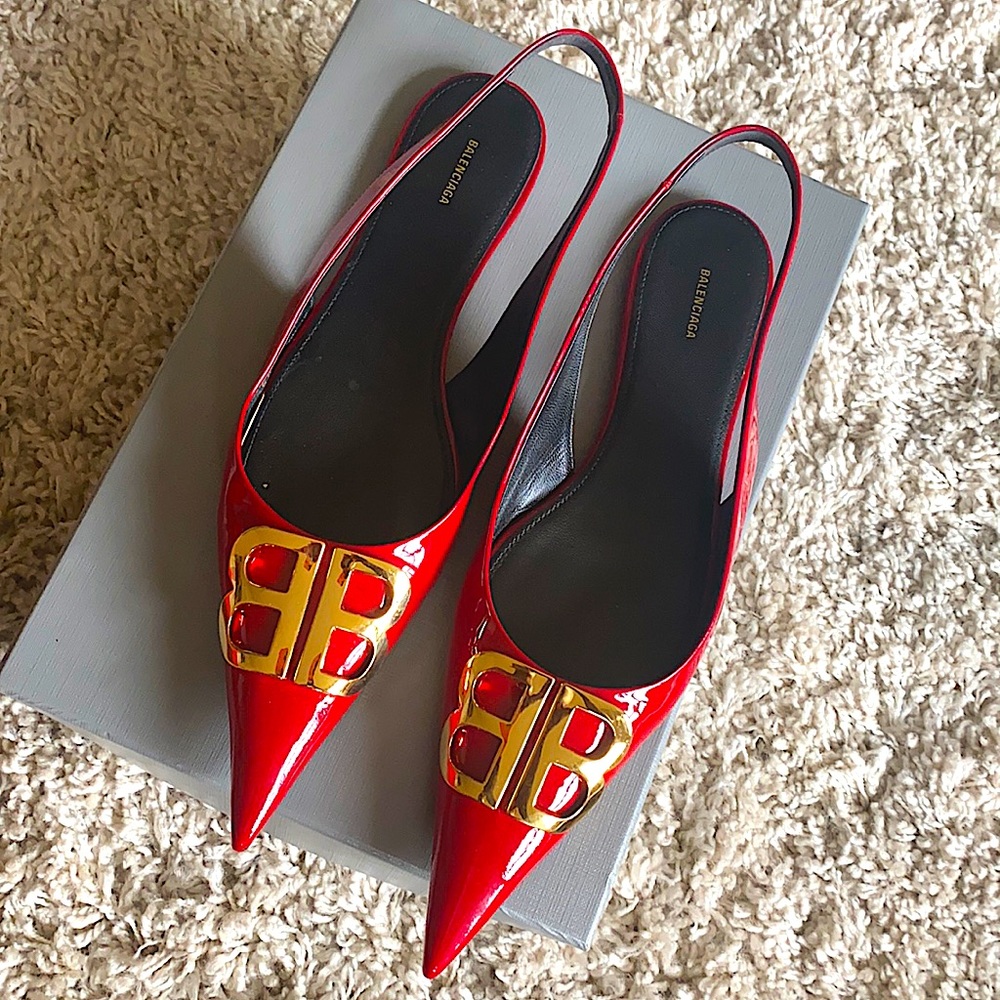 Balenciaga sling back shoe